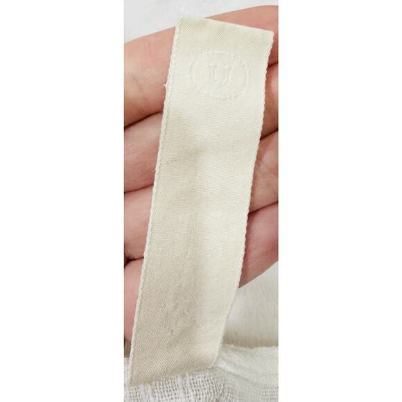 Gilda Midani One Size White Long Cotton Gauze Bucket Dress Lagenlook Artsy - Picture 7 of 11